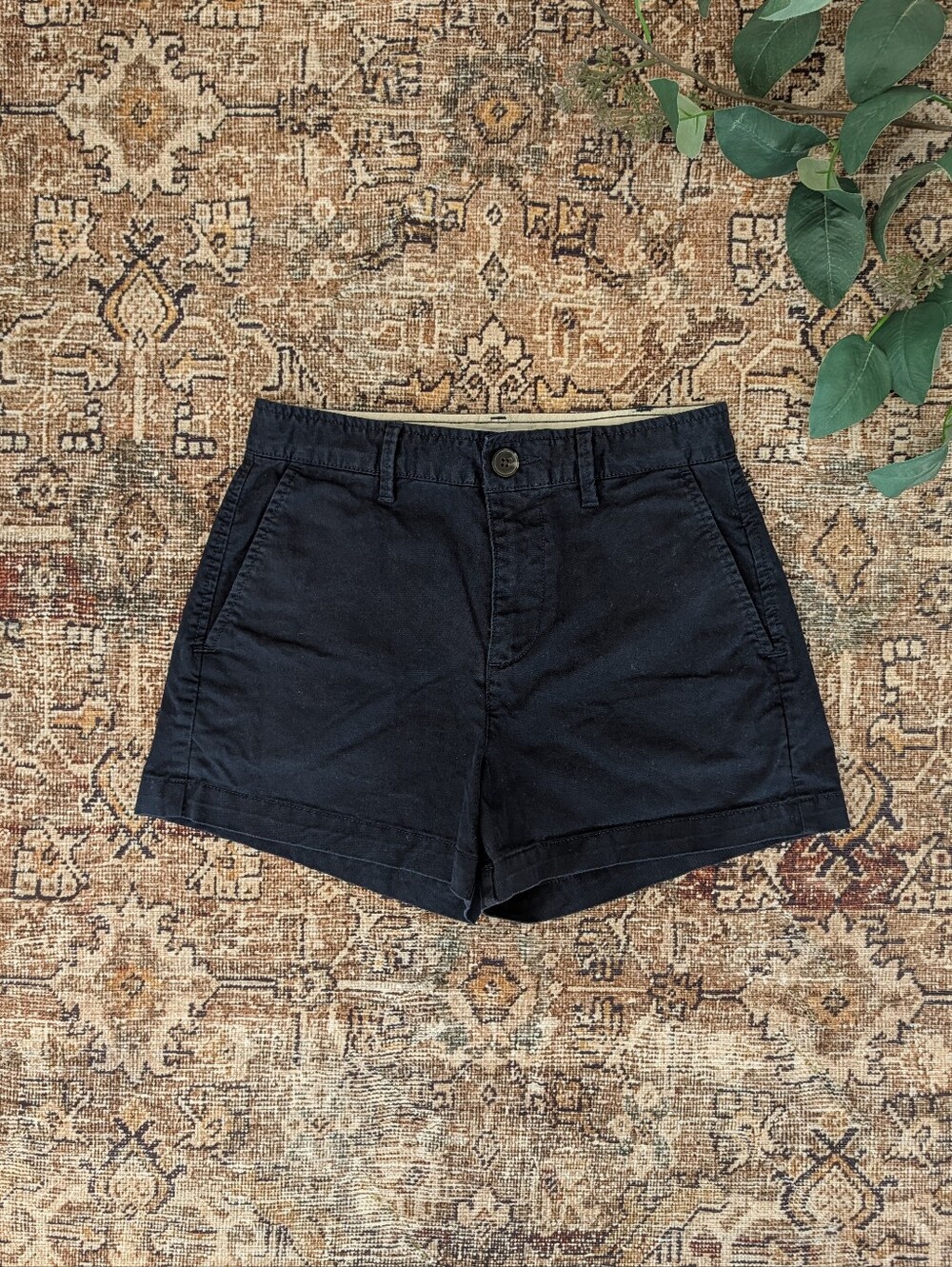Free Assembly Navy Chino Shorts 0